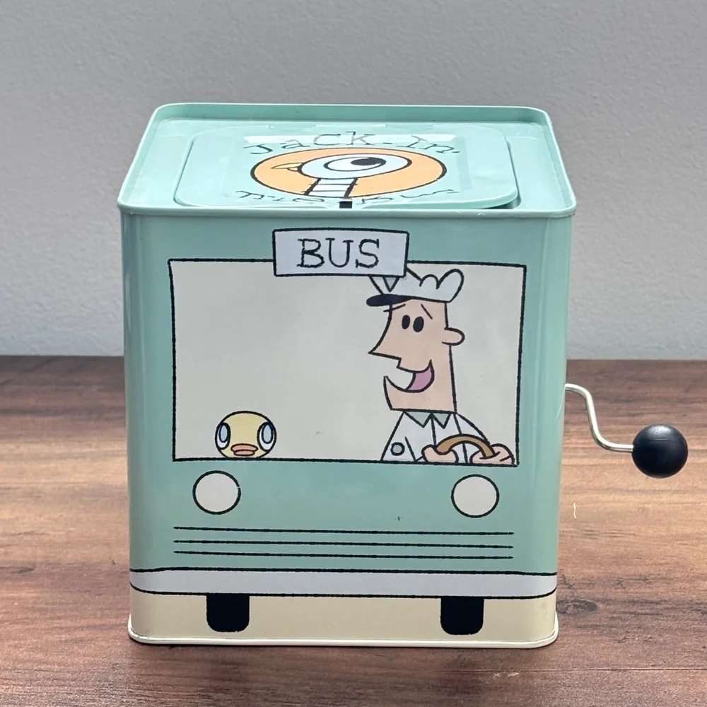JACK IN THE BUS Jack In The Bus PIDGEON Musical Pop Up Toy Mo Willems Wheels Bus